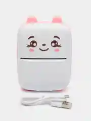 Розовый детский беспроводной мини-принтер, для телефона, портативный, Bluetooth