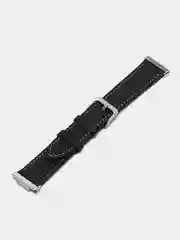 Серый кожаный ремешок для смарт часов 20мм экокожа с адаптером для Huawei Watch Fit 2, браслет