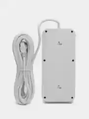 Белый сетевой фильтр 7 метров с 6 розетками 4 USB +1 Type-C 2500 Вт
