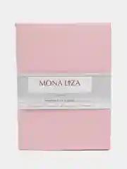 Розовый простынь на резинке Mona Liza Сатин 180*200*25 Зеленая Голубая Розовая