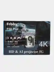 Белый домашний проектор для фильмов Frbby P30 PRO с HDMI, Wi-Fi, Bluetooth, Android