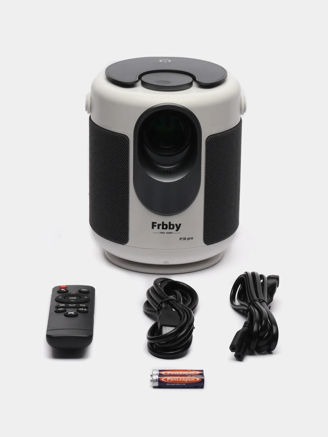 Белый домашний проектор для фильмов Frbby P30 PRO с HDMI, Wi-Fi, Bluetooth, Android
