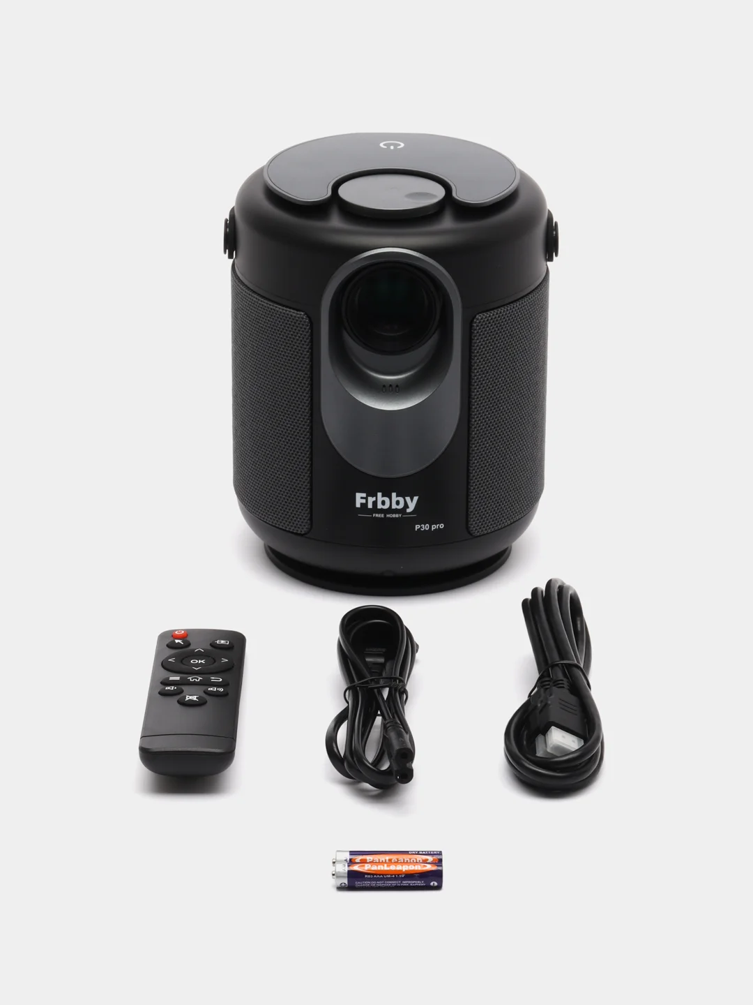 Серый домашний проектор для фильмов Frbby P30 PRO с HDMI, Wi-Fi, Bluetooth, Android