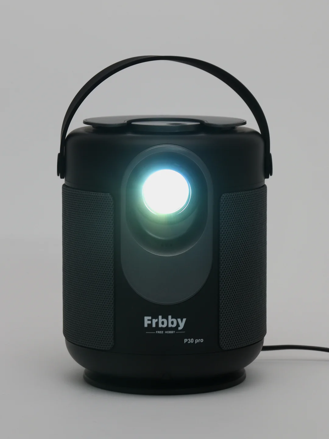 Серый домашний проектор для фильмов Frbby P30 PRO с HDMI, Wi-Fi, Bluetooth, Android