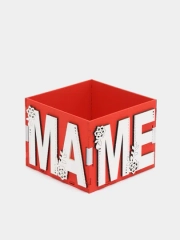 Подарочная коробка Маме для цветов, конфет, косметики, сладостей (12*12*9,5). ТМ Канышевы