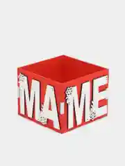 Подарочная коробка Маме для цветов, конфет, косметики, сладостей (12*12*9,5). ТМ Канышевы