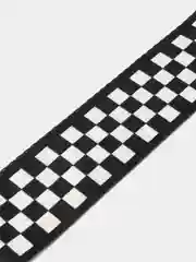 Ремень для гитары с принтом под два держателя. Chess. 130 см
