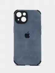 Синий чехол на айфон 11, 14, 14 Pro, 14 Pro Max, 15, с усиленной защитой углов
