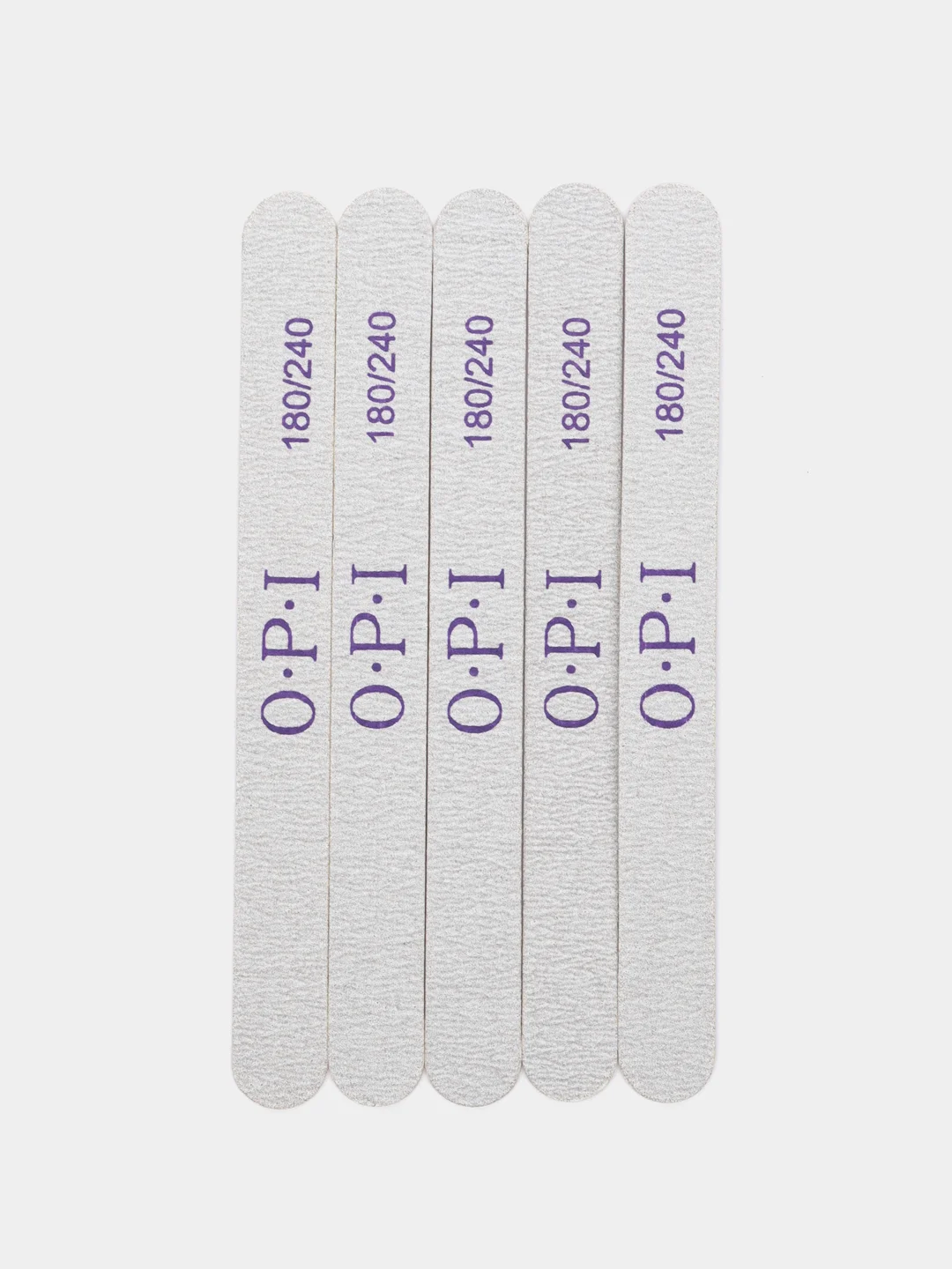 Пилка OPI для ногтей, лодка, прямая на деревянной основе, 100/180 и 180/240