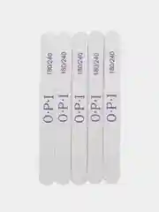 Пилка OPI для ногтей, лодка, прямая на деревянной основе, 100/180 и 180/240