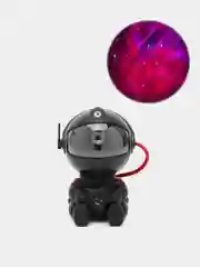 Черный ночник проектор звездное небо "Космонавт"