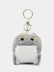 Серебряный брелок мягкая игрушка Котокуб, кот Акула, Куроми, Стич и другие