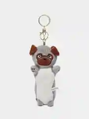Серый брелок мягкая игрушка Котокуб, кот Акула, Куроми, Стич и другие