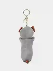 Серый брелок мягкая игрушка Котокуб, кот Акула, Куроми, Стич и другие