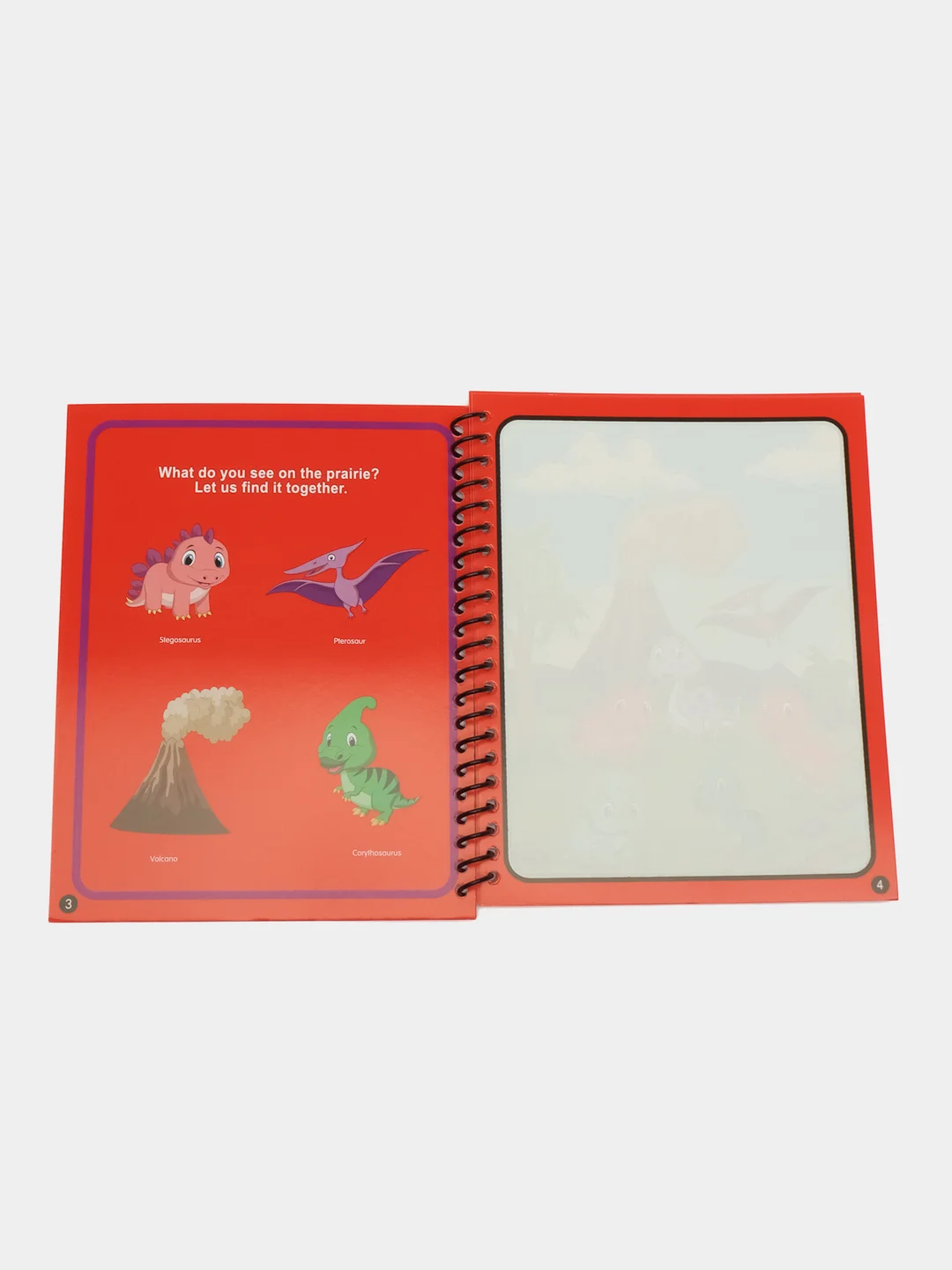 Песочный хаки книжка водная многоразовая раскраска с маркером
