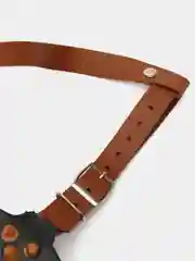 Коричневый карнавальная маска "Чумного Доктора", латекс