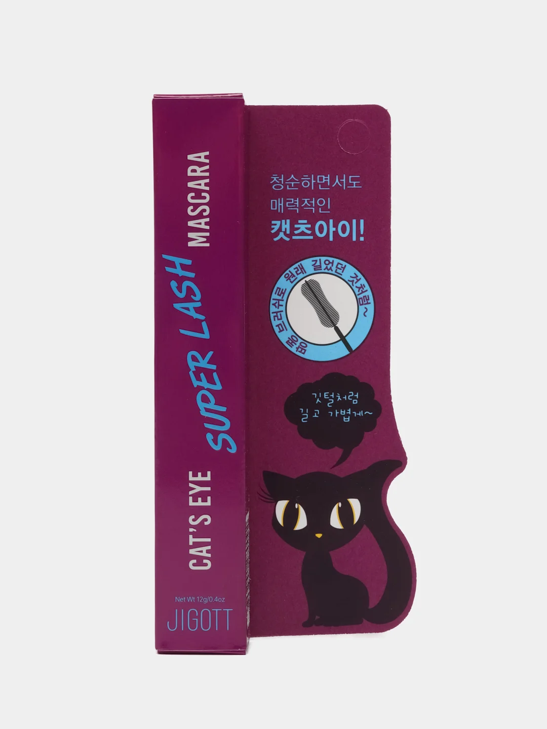 Удлиняющая тушь для ресниц Jigott Cats Eye Super Lash Mascara 12 гр