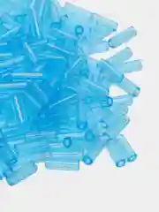 Голубой бисер стеклярус чешский Preciosa, 6 мм