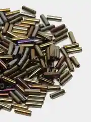 Зелёный хаки бисер стеклярус чешский Preciosa, 6 мм