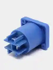 Разъем POWERCON тип A 3pin (PT-010) голубой, комплект штекер на кабель + гнездо на корпус