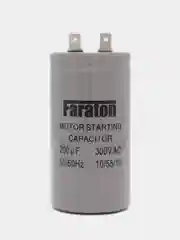 Конденсатор пусковой 200мкФ 300В CD-60 клеммы TITAN 50x100mm