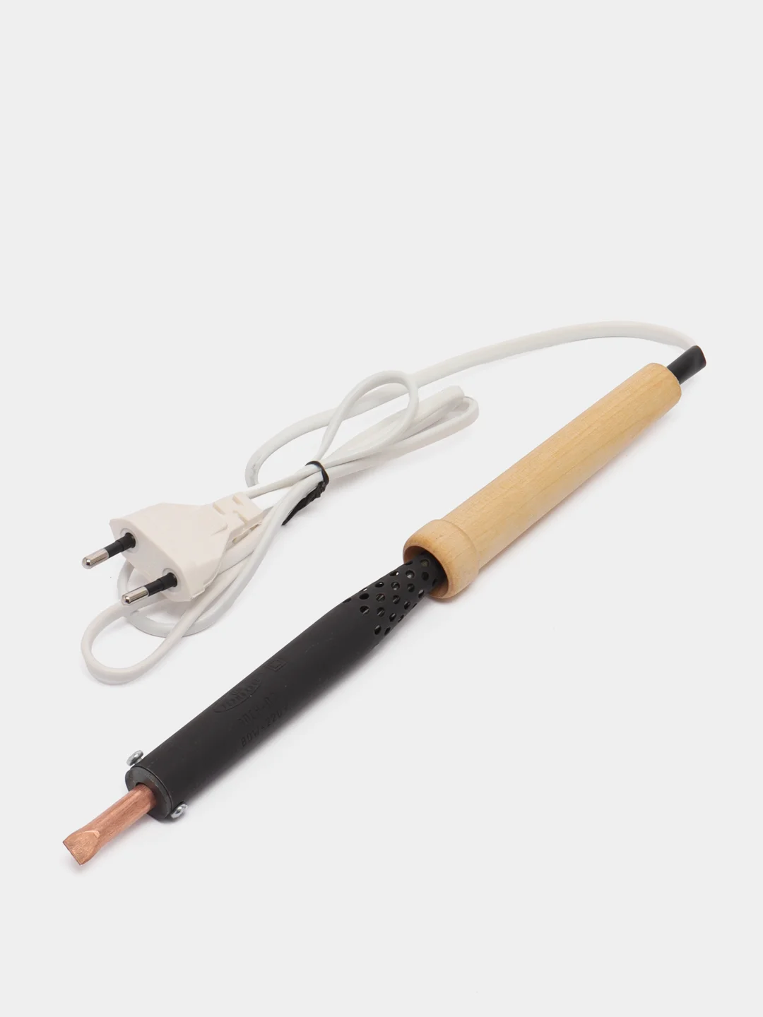Паяльник (220V,80W) деревянная ручка ЭПСН-02-80/220 ТЕРМОЛЮКС