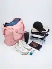 Розовый сумка дорожная