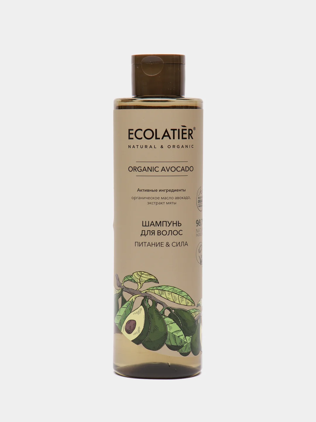 Ecolatier Green Шампунь для волос Питание и Сила 250 мл