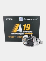 Светодиодные BI-LED линзы AOZOOM A19 NEW 2024,3.0",крепление Hella3, комплект 2шт