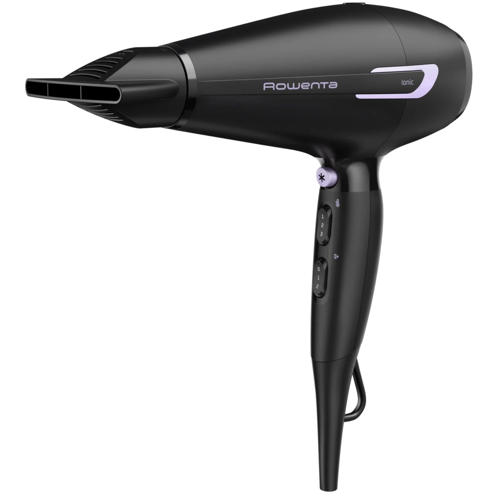 Фен для волос Rowenta Pro Power+ CV7210F0, с насадками, ионным генератором, 2200 Вт