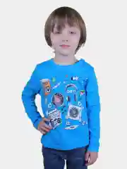 Лазурный джемпер для мальчика, лонгслив