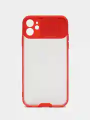 Красный чехол для IPHONE 11, Айфон 11 с защитой камеры, прозрачный