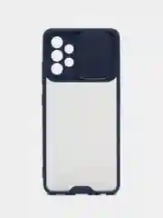 Темно-синий чехол для Samsung Galaxy A32 с защитой камеры, прозрачный