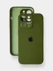 Хаки чехол iPhone, Айфон 11, 13, 14, 15, Pro, Max, силиконовый, Silicone Case, Про Макс