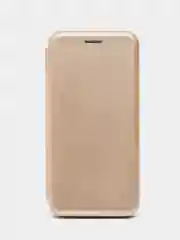Золотой чехол книжка с карточкой для Samsung J6 2018