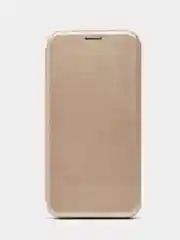 Золотой чехол книжка с карточкой для Samsung M20