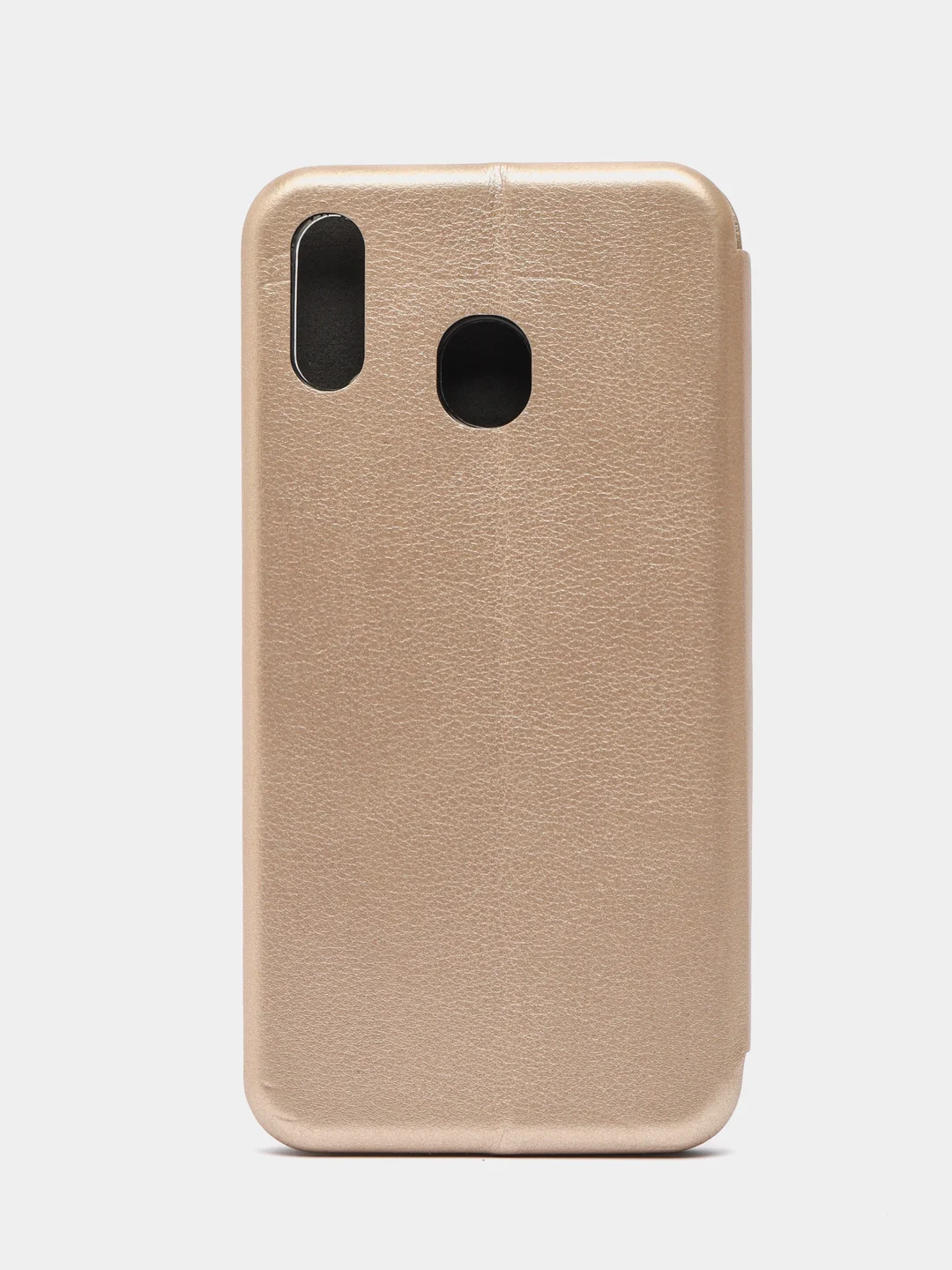 Золотой чехол книжка с карточкой для Samsung M20