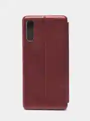 Бордовый чехол книжка с карточкой для Samsung A70