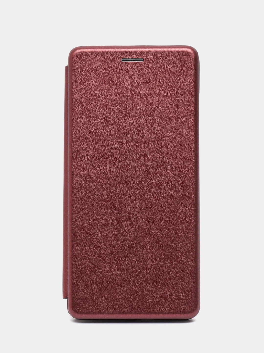Бордовый чехол книжка с карточкой для Samsung A70