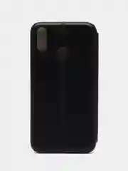 Черный чехол книжка с карточкой для Huawei Y7 2019