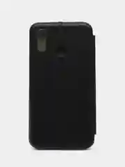 Черный чехол книжка с карточкой для Huawei P smart 2019