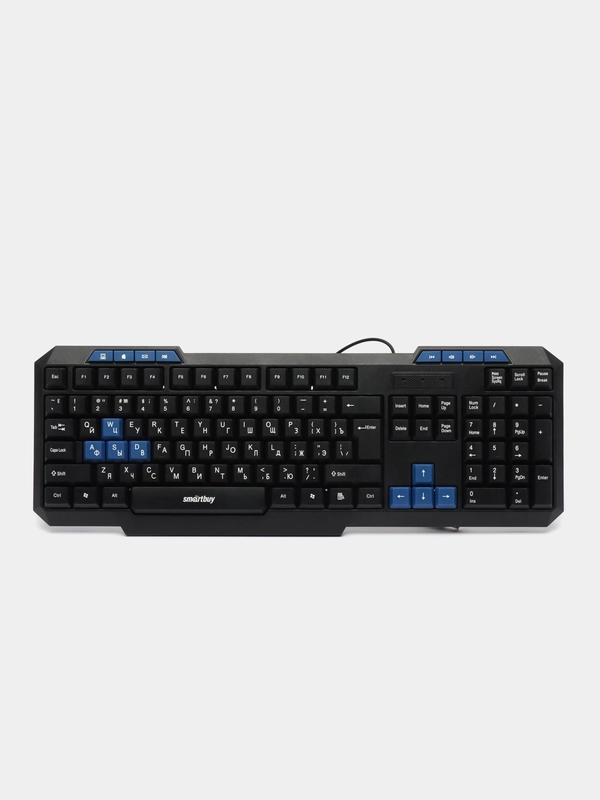 Мультимедийная клавиатура, проводная Smartbuy SBK-221U-K One