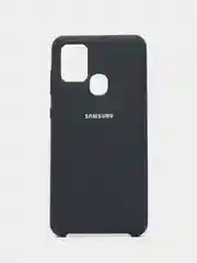 Синий меланж чехол Soft-touch для Samsung A21S