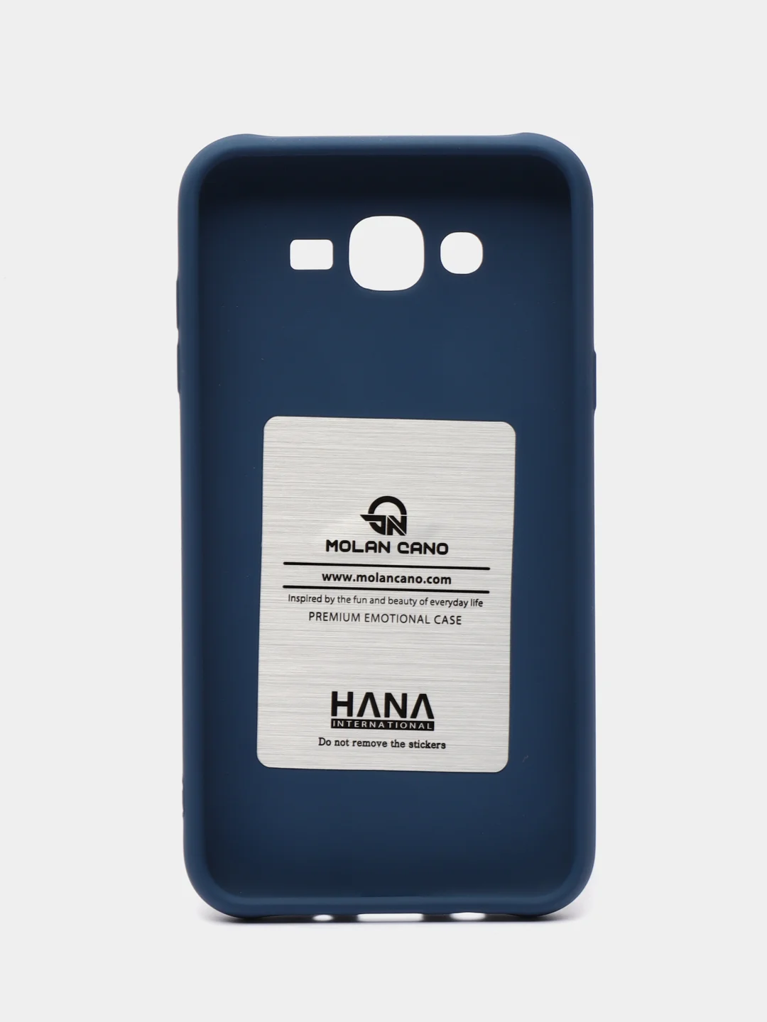 Синий силиконовый чехол для Samsung Galaxy J7, J700 бампер Hana Molan Cano для смартфона