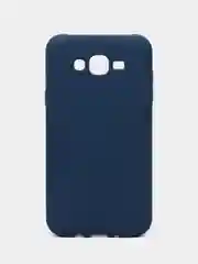 Синий силиконовый чехол для Samsung Galaxy J7, J700 бампер Hana Molan Cano для смартфона