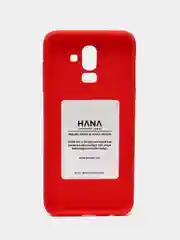 Красный силиконовый чехол для Samsung Galaxy J8 2018, SM-J810 бампер Hana Molan Cano для смартфона