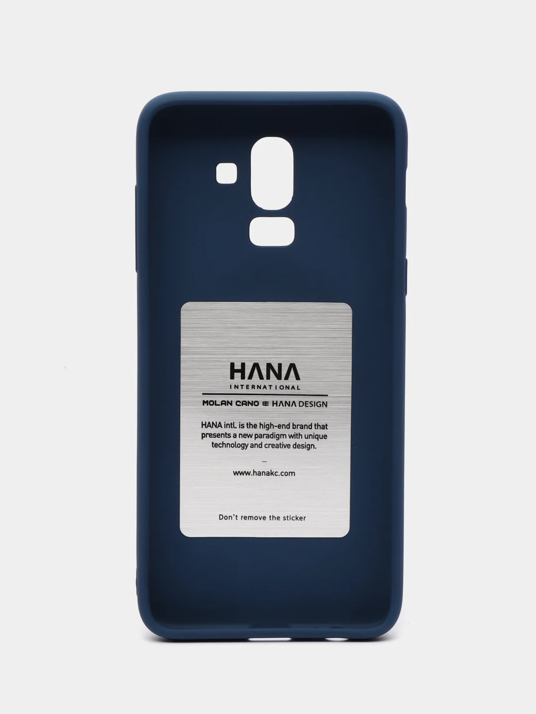 Синий силиконовый чехол для Samsung Galaxy J8 2018, SM-J810 бампер Hana Molan Cano для смартфона