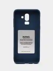 Синий силиконовый чехол для Samsung Galaxy J8 2018, SM-J810 бампер Hana Molan Cano для смартфона