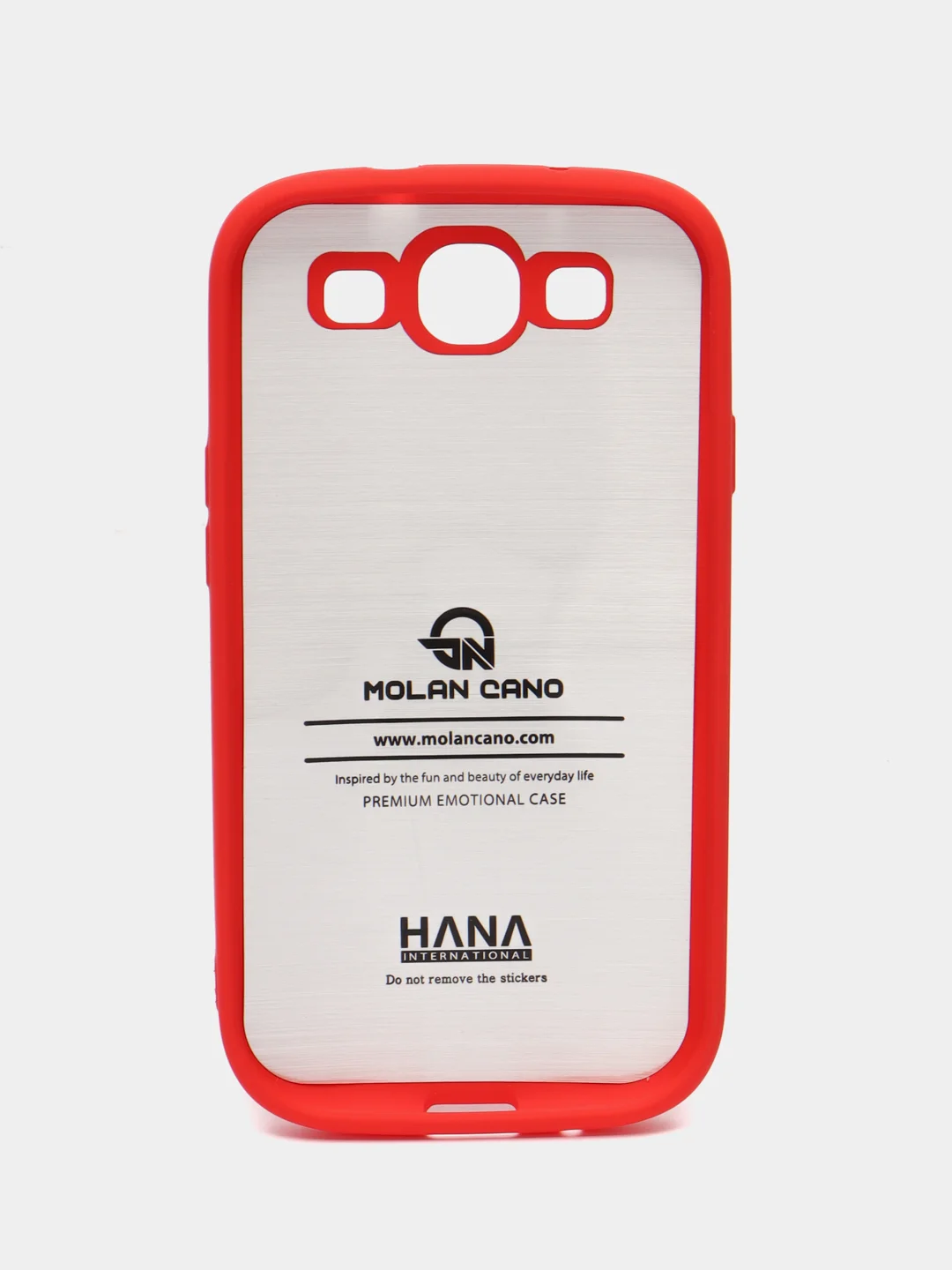 Красный силиконовый чехол для Samsung Galaxy S3, 9300 бампер Hana Molan Cano для смартфона