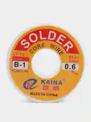 Припой KAINA B 0.6мм Sn63/Pb37 с флюсом CF-10 80гр